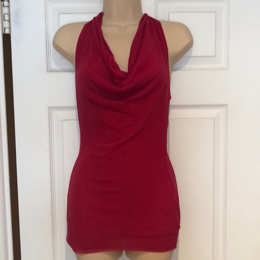 Bebe low cut racer back tank